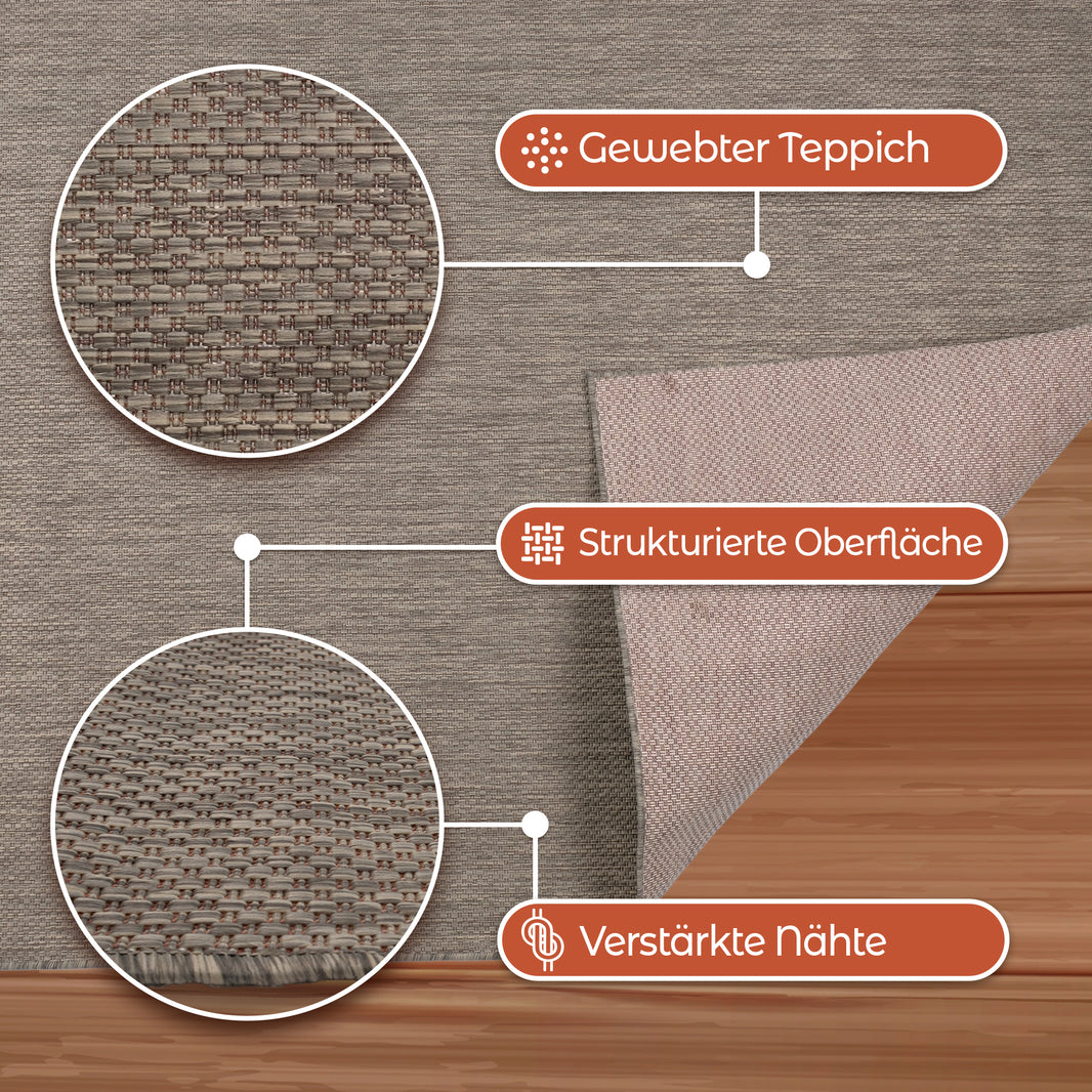 Pagan Premium Teppich – Rutschfeste Unterseite | Waschbar | Weich & Strapazierfähig